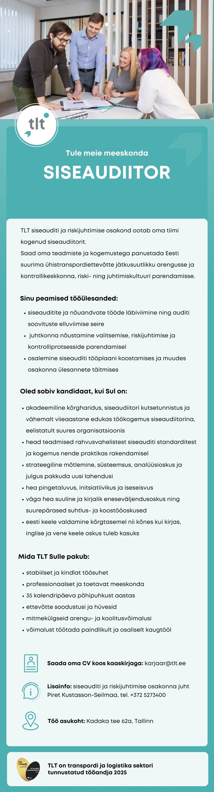 AS Tallinna Linnatransport SISEAUDIITOR