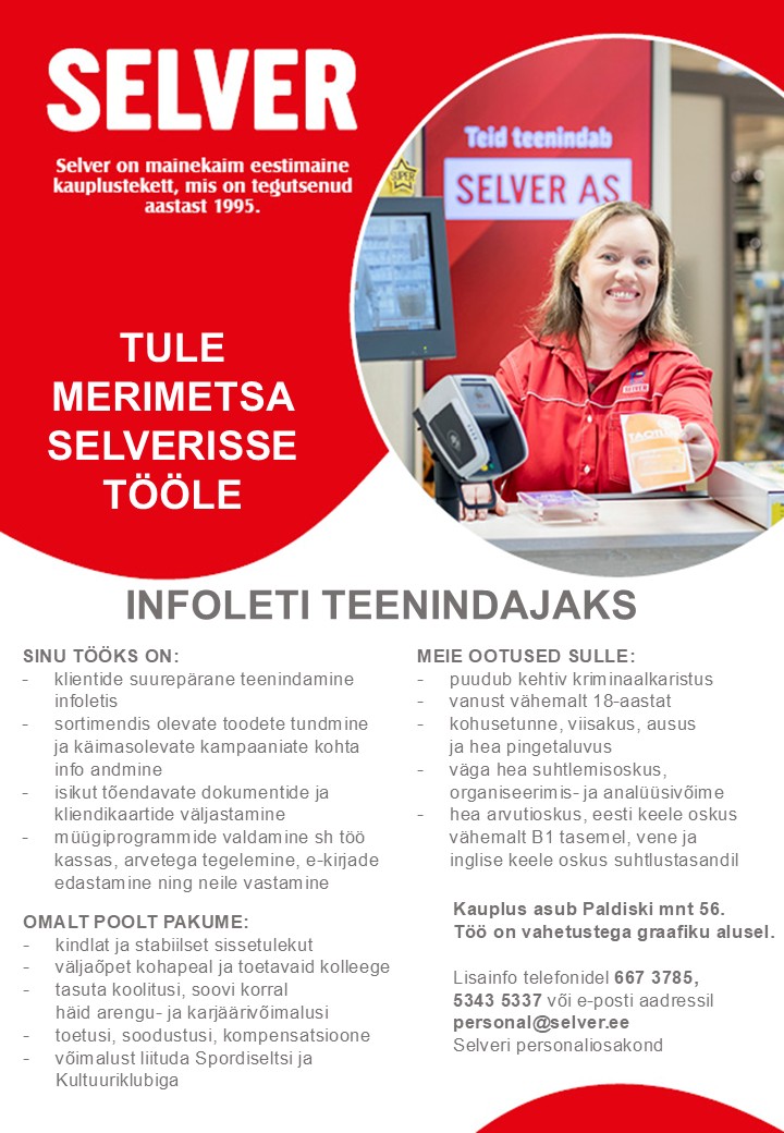 Selver Infoteenindaja Merimetsa Selveris