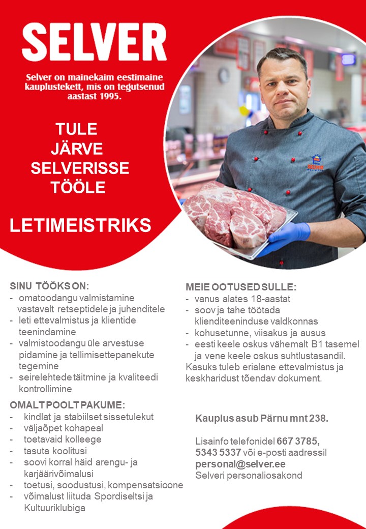 Selver Letimeister Järve Selveris