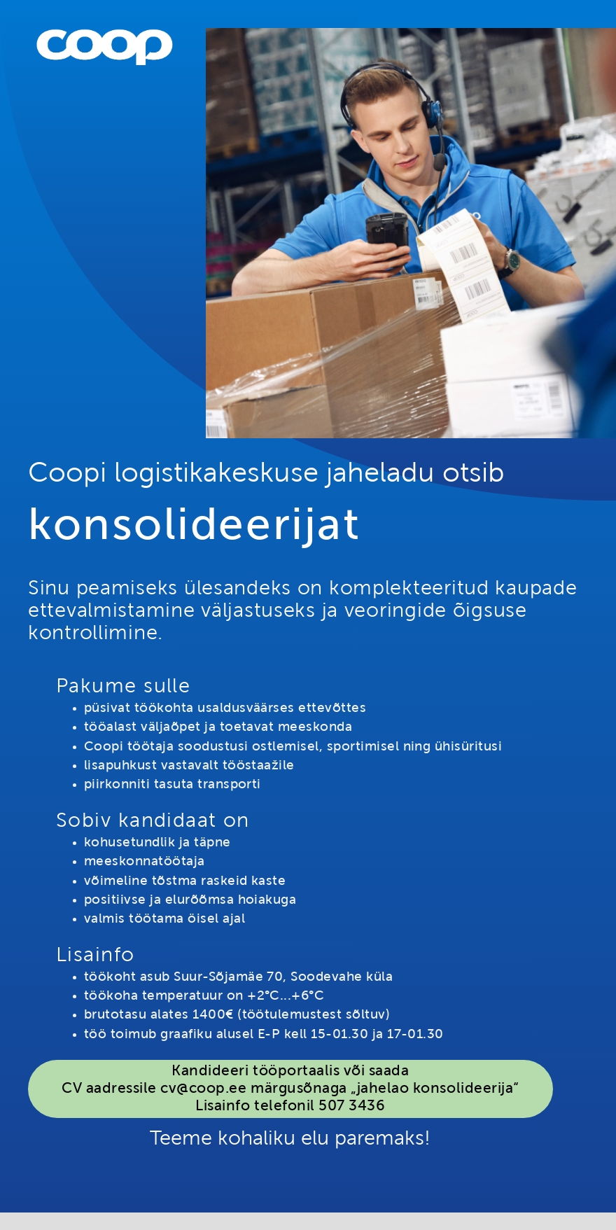 Coop Eesti Keskühistu Konsolideerija (jaheladu)