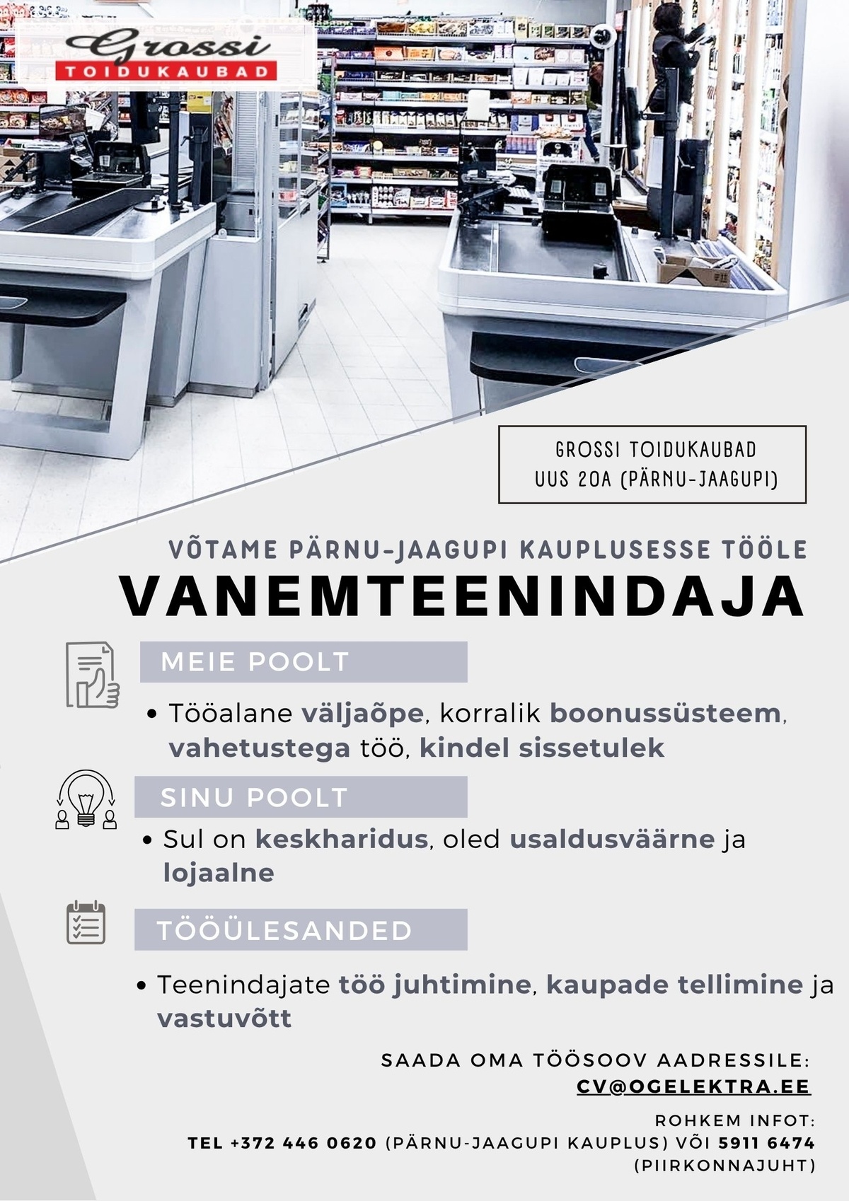 OG Elektra AS Vanemteenindaja (Pärnu-Jaagupi)