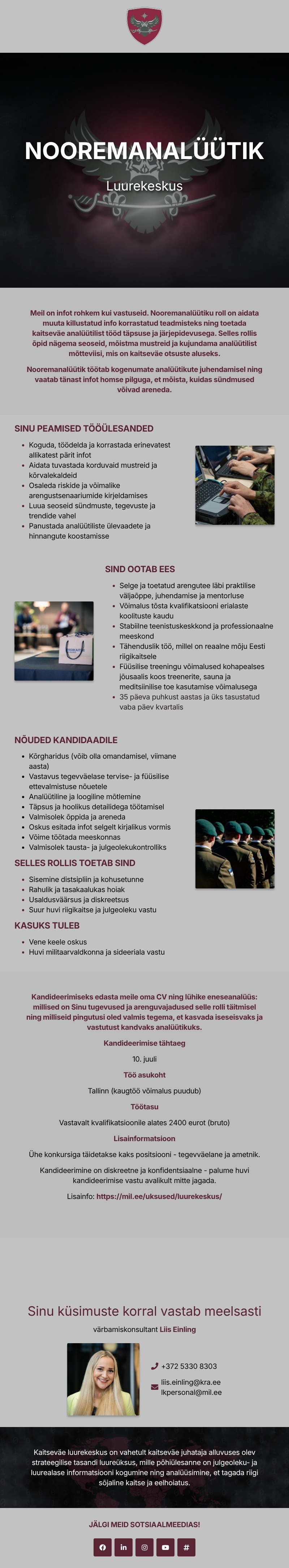 Luurekeskus Nooremanalüütik