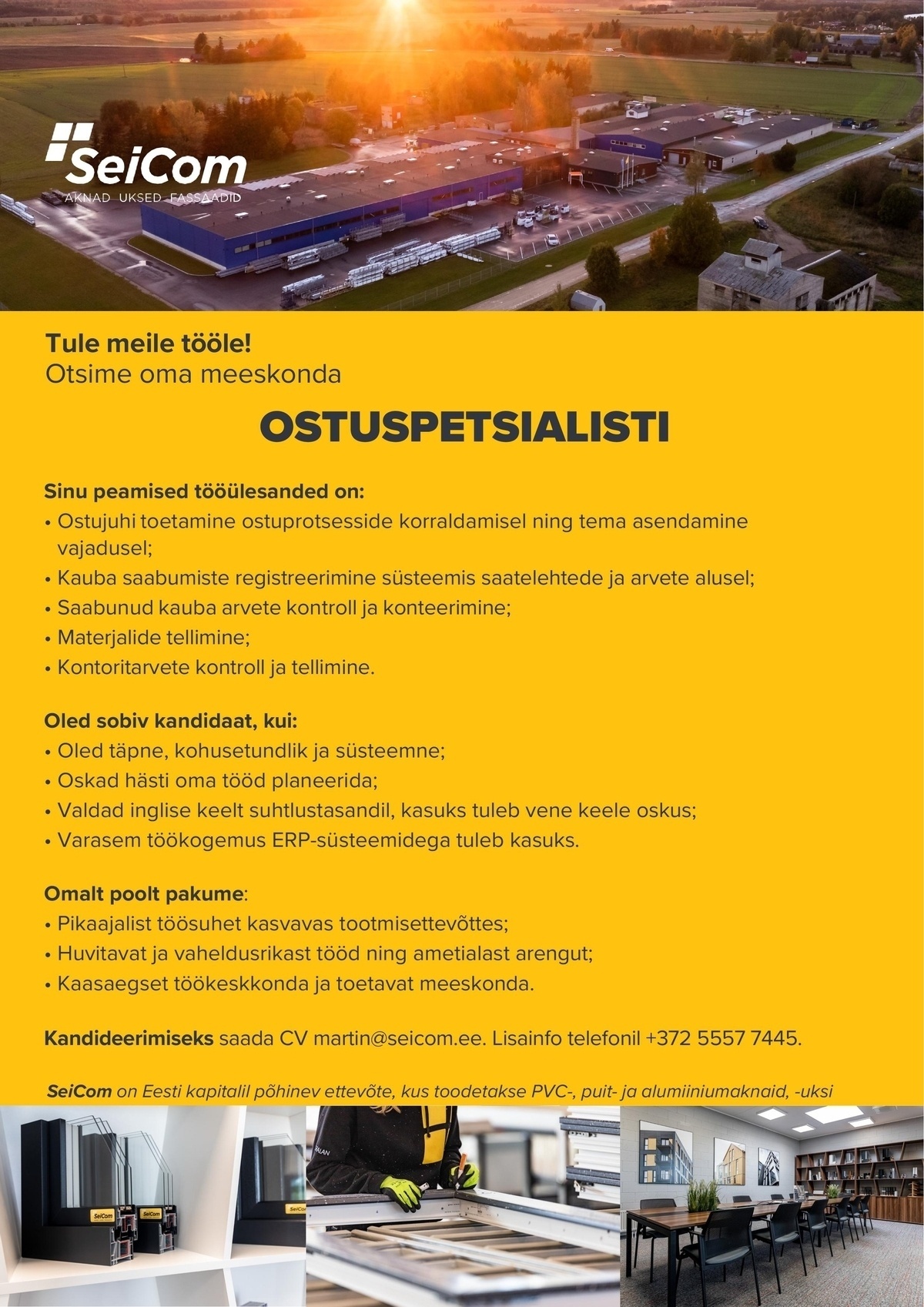 SEICOM OÜ Ostuspetsialist